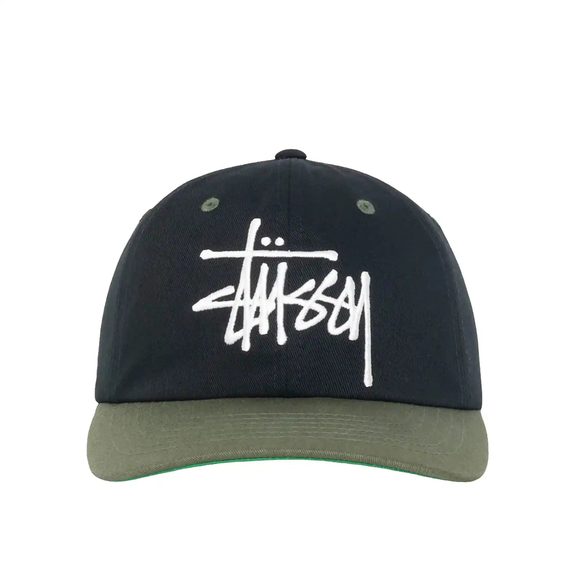 Stussy Big Basic Vintage Cap, black - Tiki Room Skateboards - 3