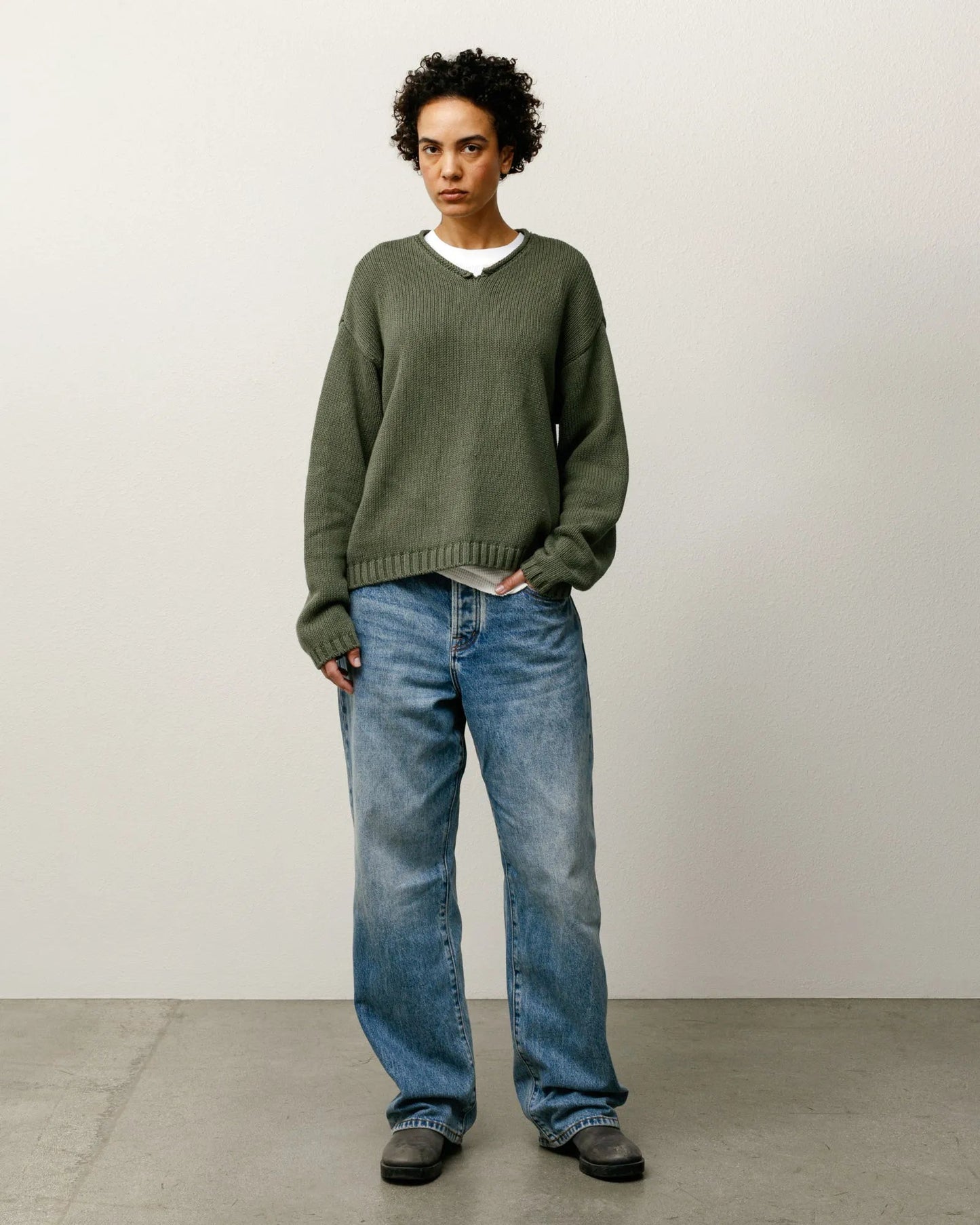 Stussy Big Ol Jean Denim, indigo stone wash - Tiki Room Skateboards - 5