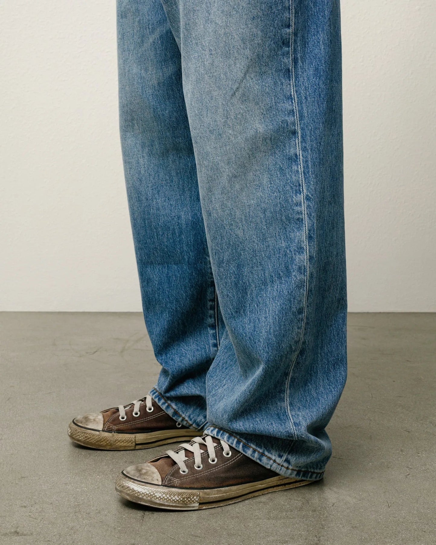 Stussy Big Ol Jean Denim, indigo stone wash - Tiki Room Skateboards - 3