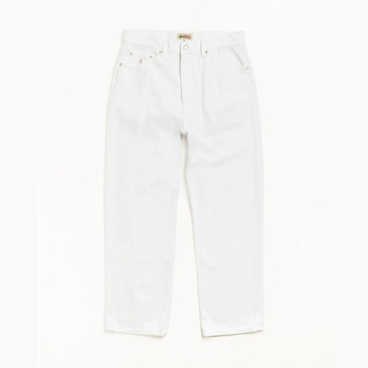Stussy Big Old Jean Denim, white - Tiki Room Skateboards - 1