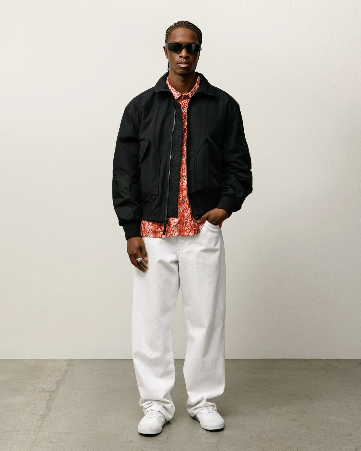Stussy Big Old Jean Denim, white - Tiki Room Skateboards - 2