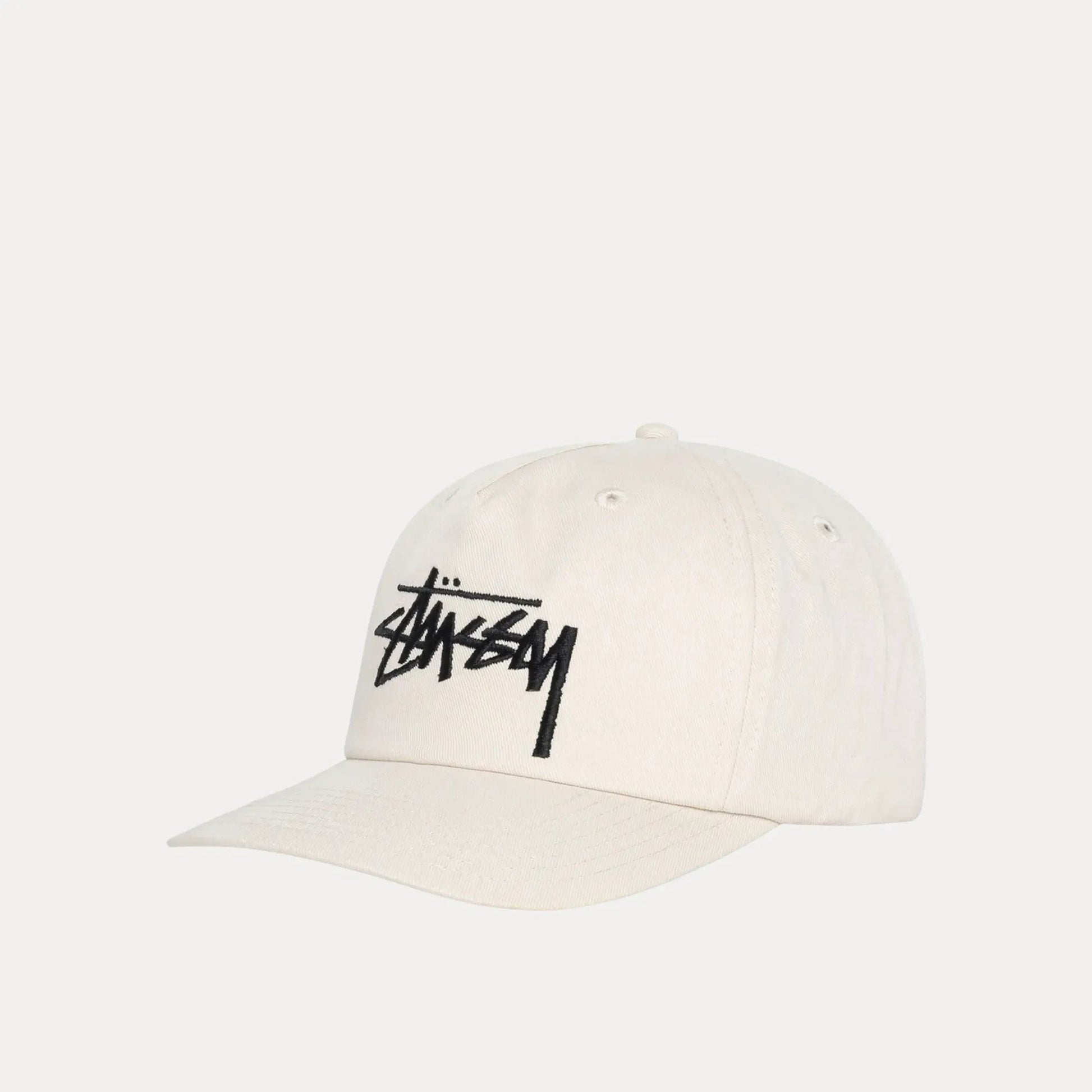 Stussy Big Stock Mid Depth Cap, faded tan - Tiki Room Skateboards - 1