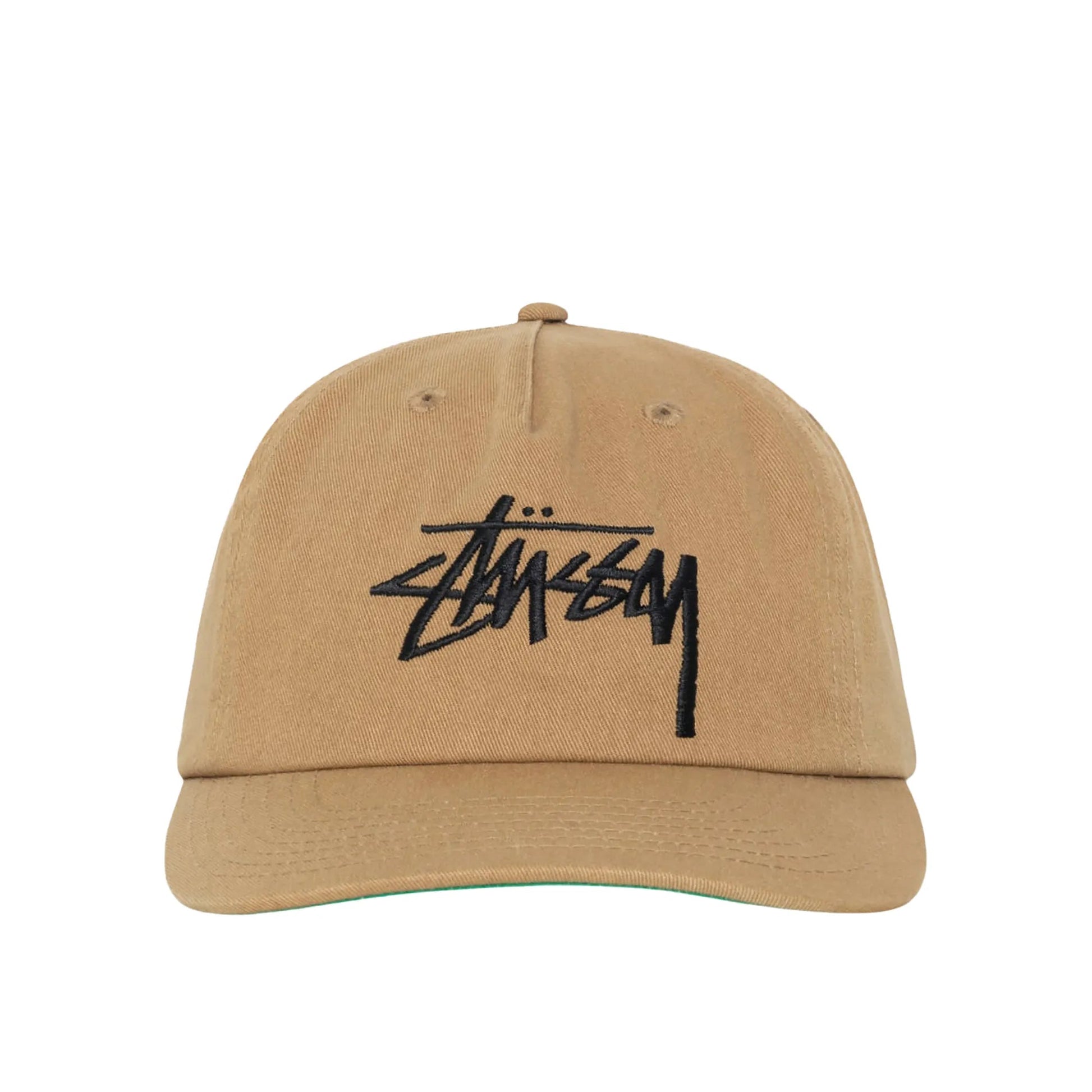 Stussy Big Stock Mid Depth Cap, tobacco - Tiki Room Skateboards - 3