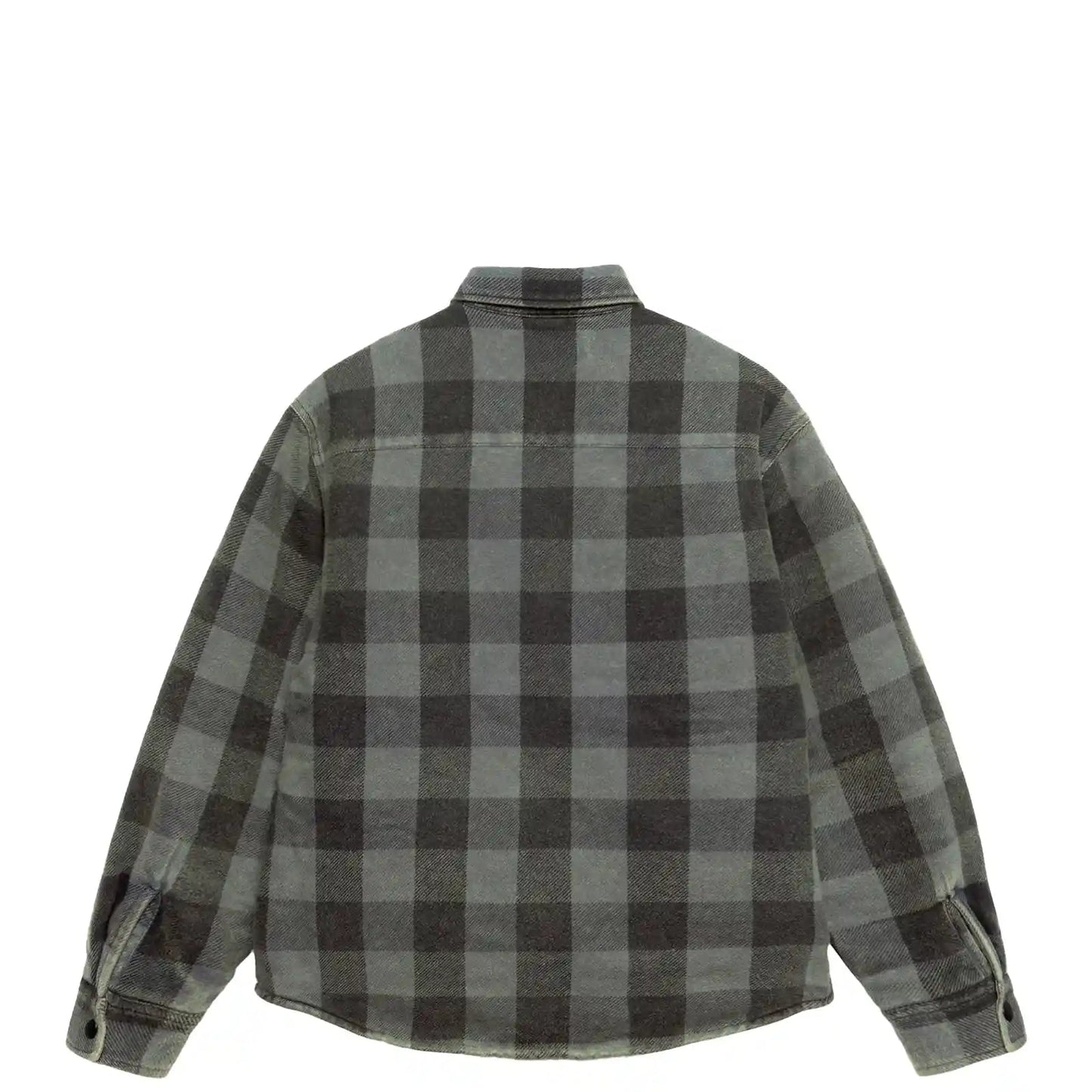 Stussy Buffalo Plaid Shirt, grey - Tiki Room Skateboards - 7