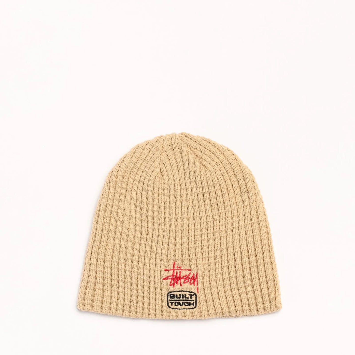 Stussy Built Tough Skullcap, sand - Tiki Room Skateboards - 1