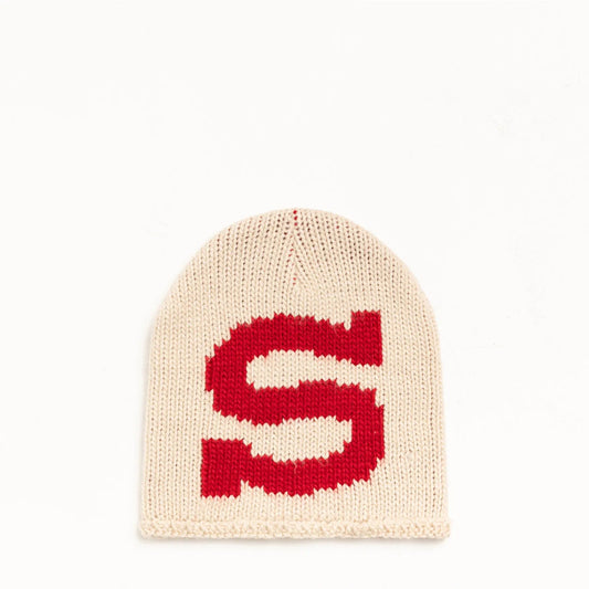 Stussy Burly S Knit Skullcap, sand - Tiki Room Skateboards - 1