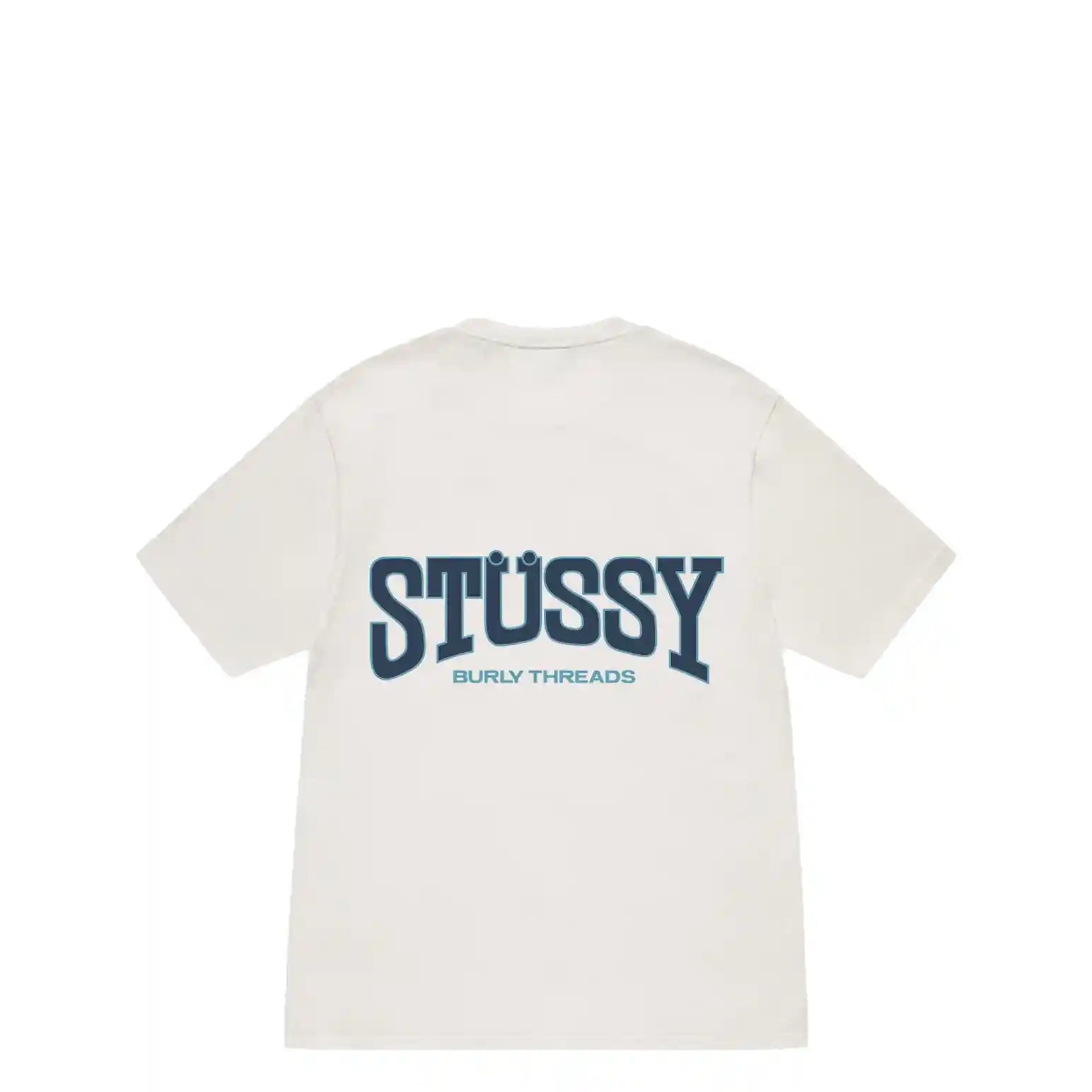 Stussy Burly Threads Pigment Dyed Tee, natural - Tiki Room Skateboards - 2