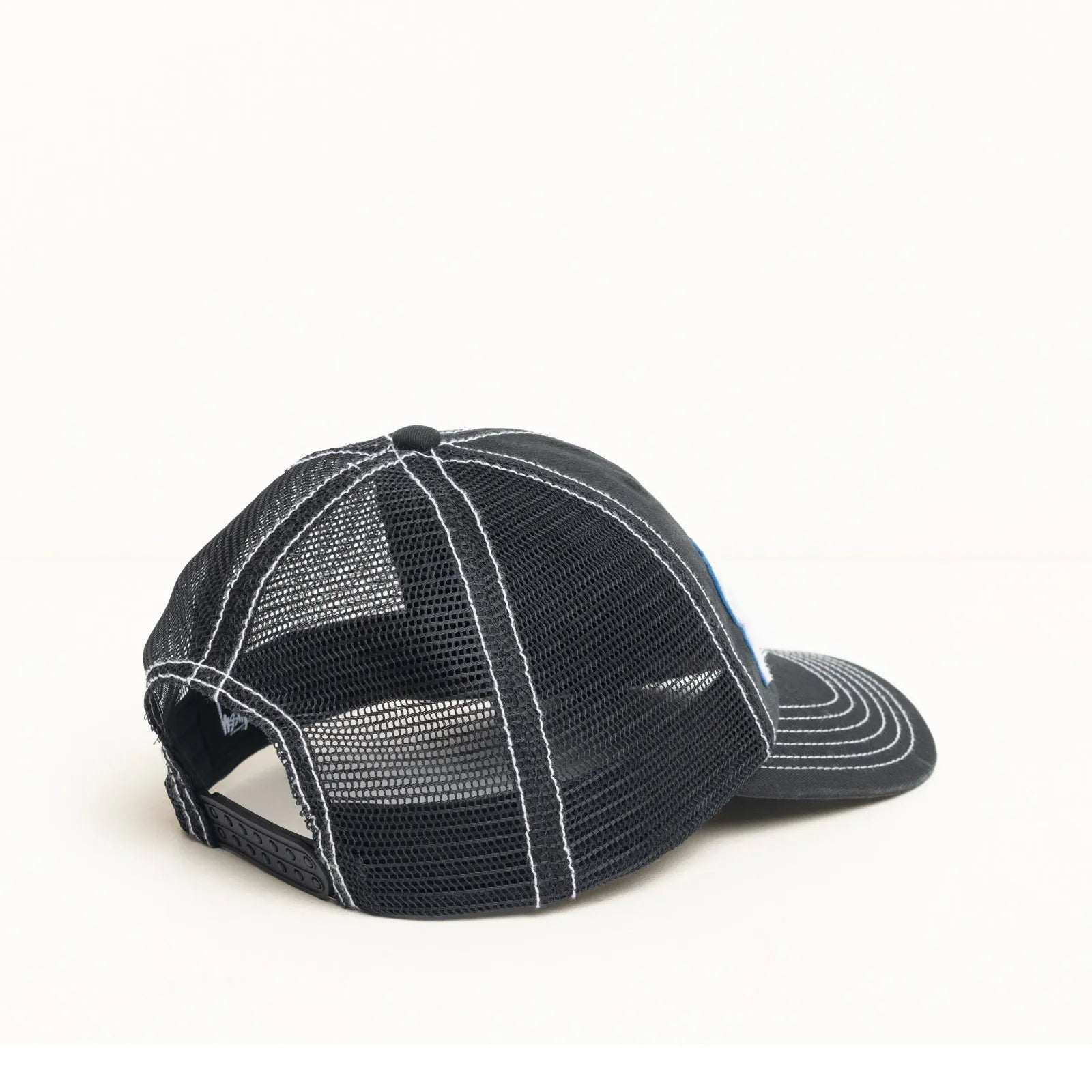 Stussy Burly Threads Trucker Cap, black - Tiki Room Skateboards - 2