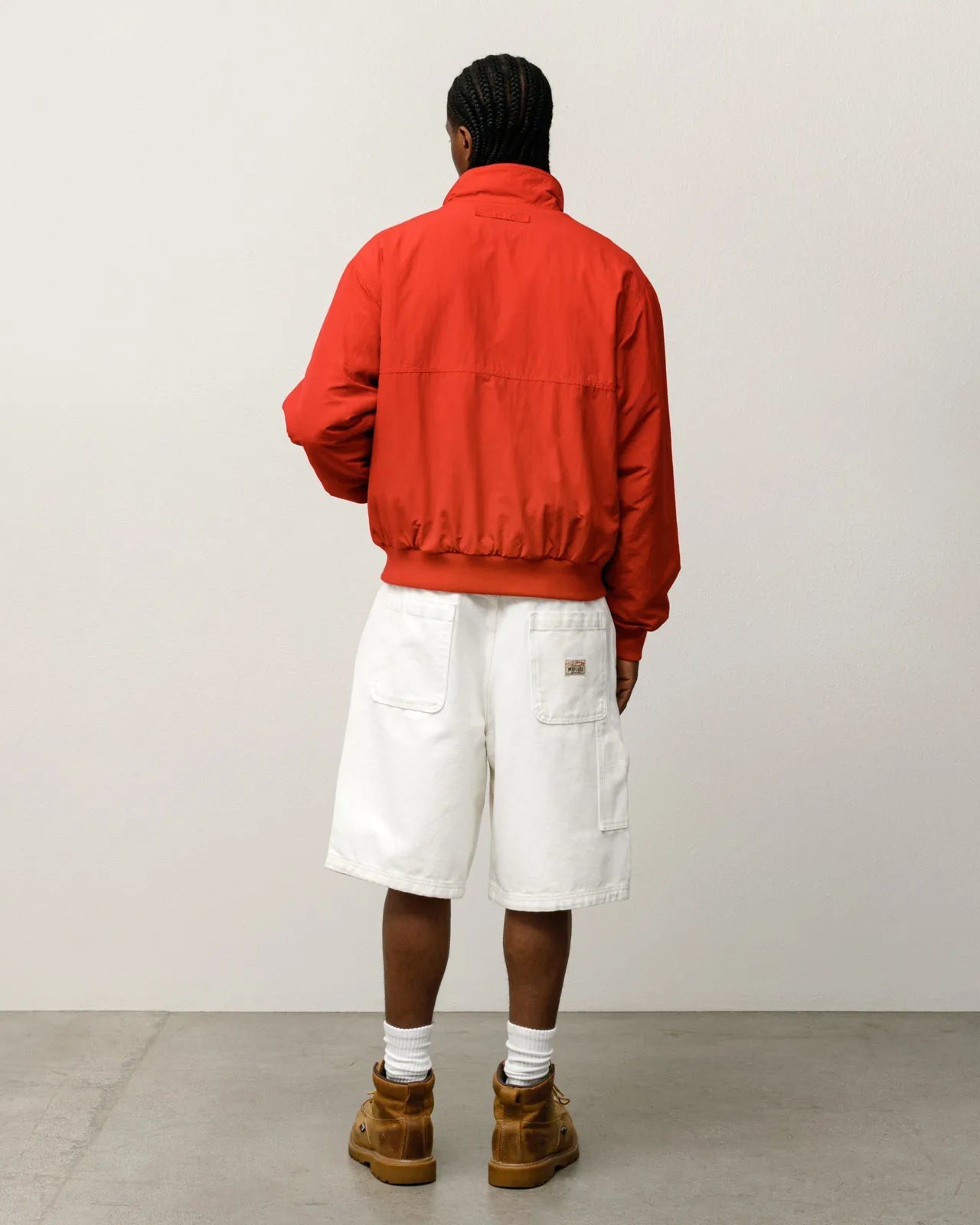 Stussy Canvas Work Short, bone - Tiki Room Skateboards - 3