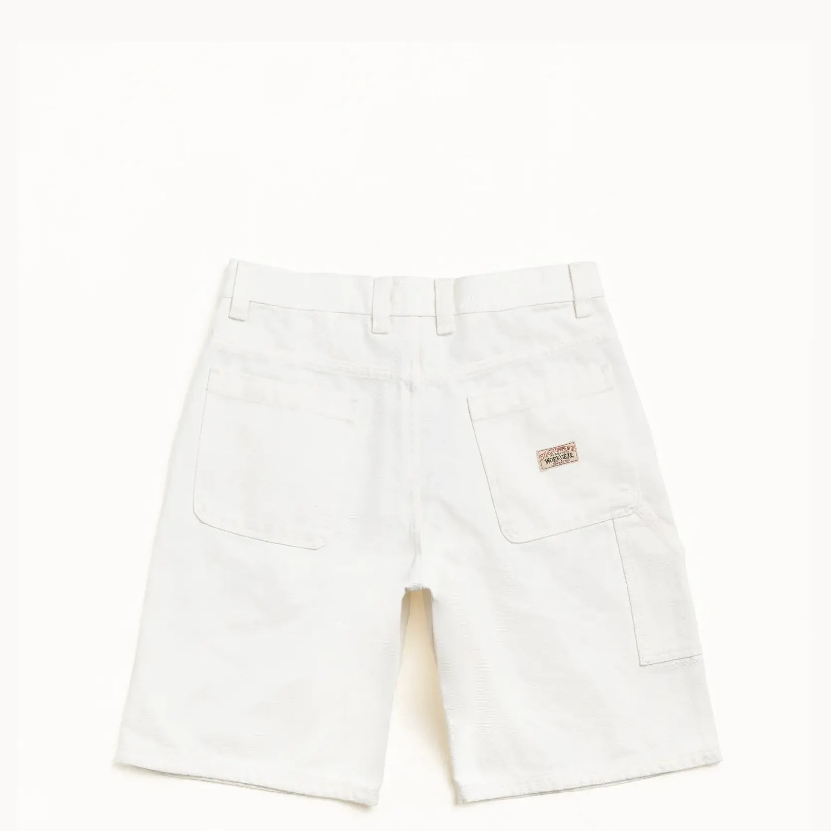 Stussy Canvas Work Short, bone - Tiki Room Skateboards - 1