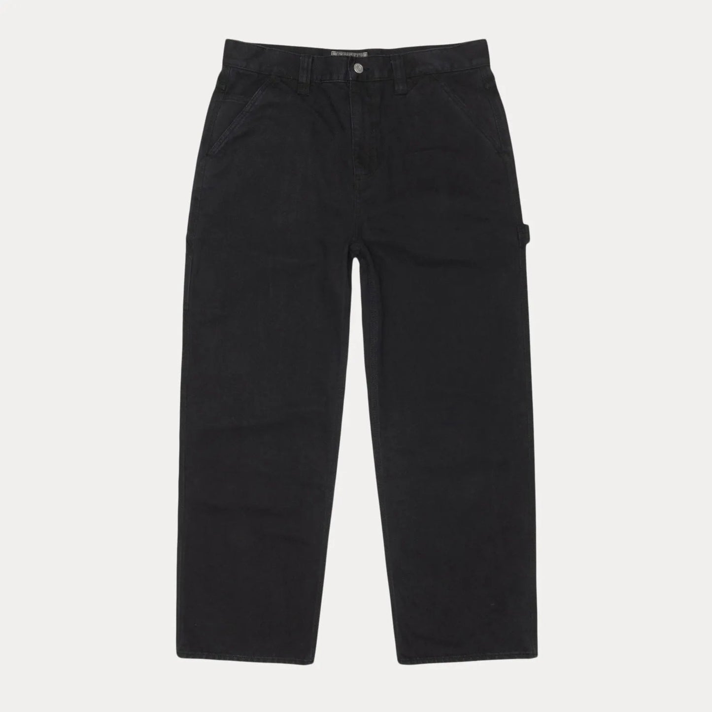 Stussy Carpenter Pant Canvas, black - Tiki Room Skateboards - 1
