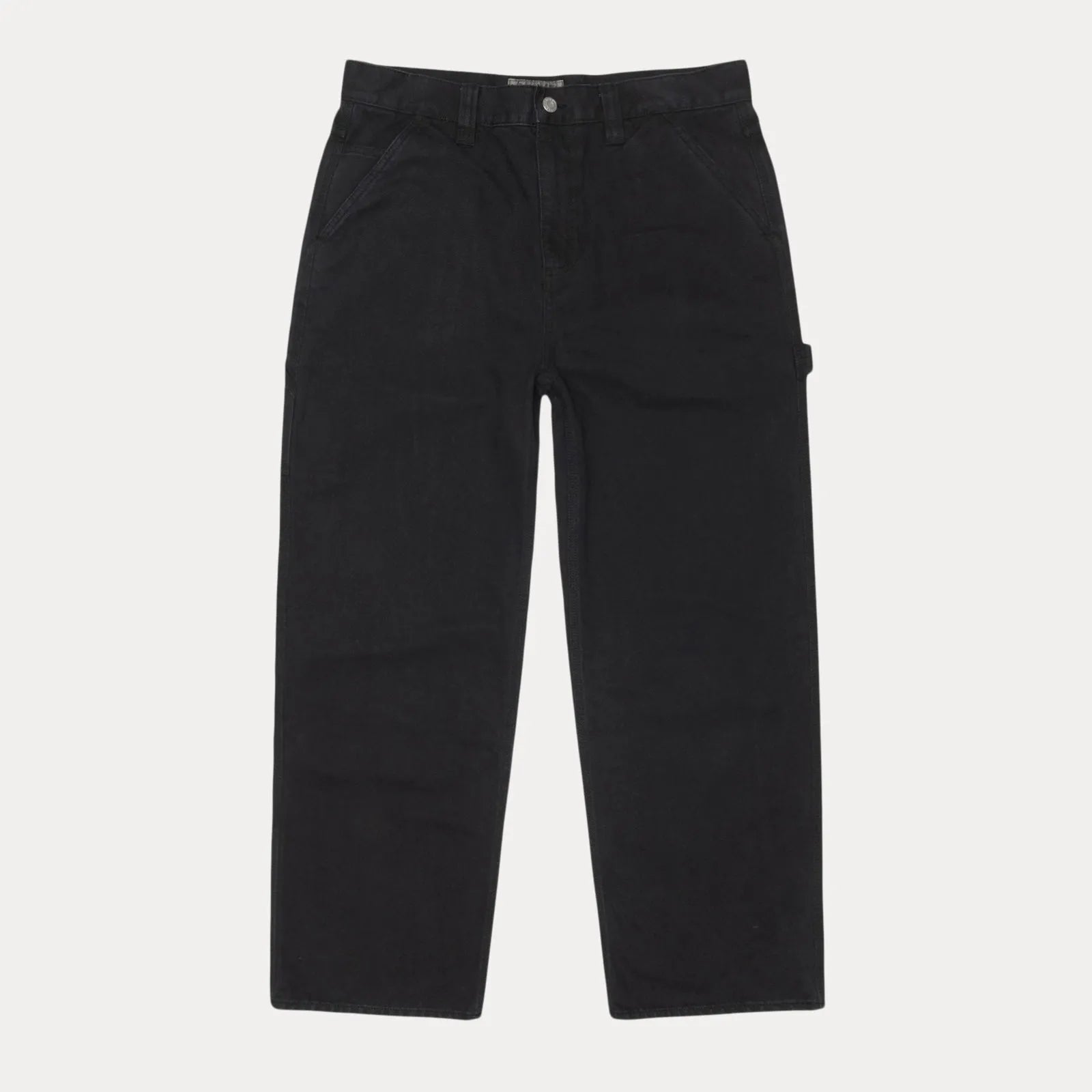 Stussy Carpenter Pant Canvas, black - Tiki Room Skateboards - 1