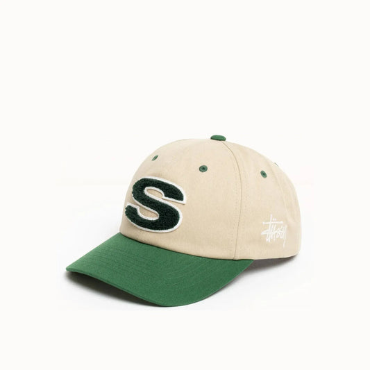 Stussy Chenille Low Pro Cap, sand - Tiki Room Skateboards - 1
