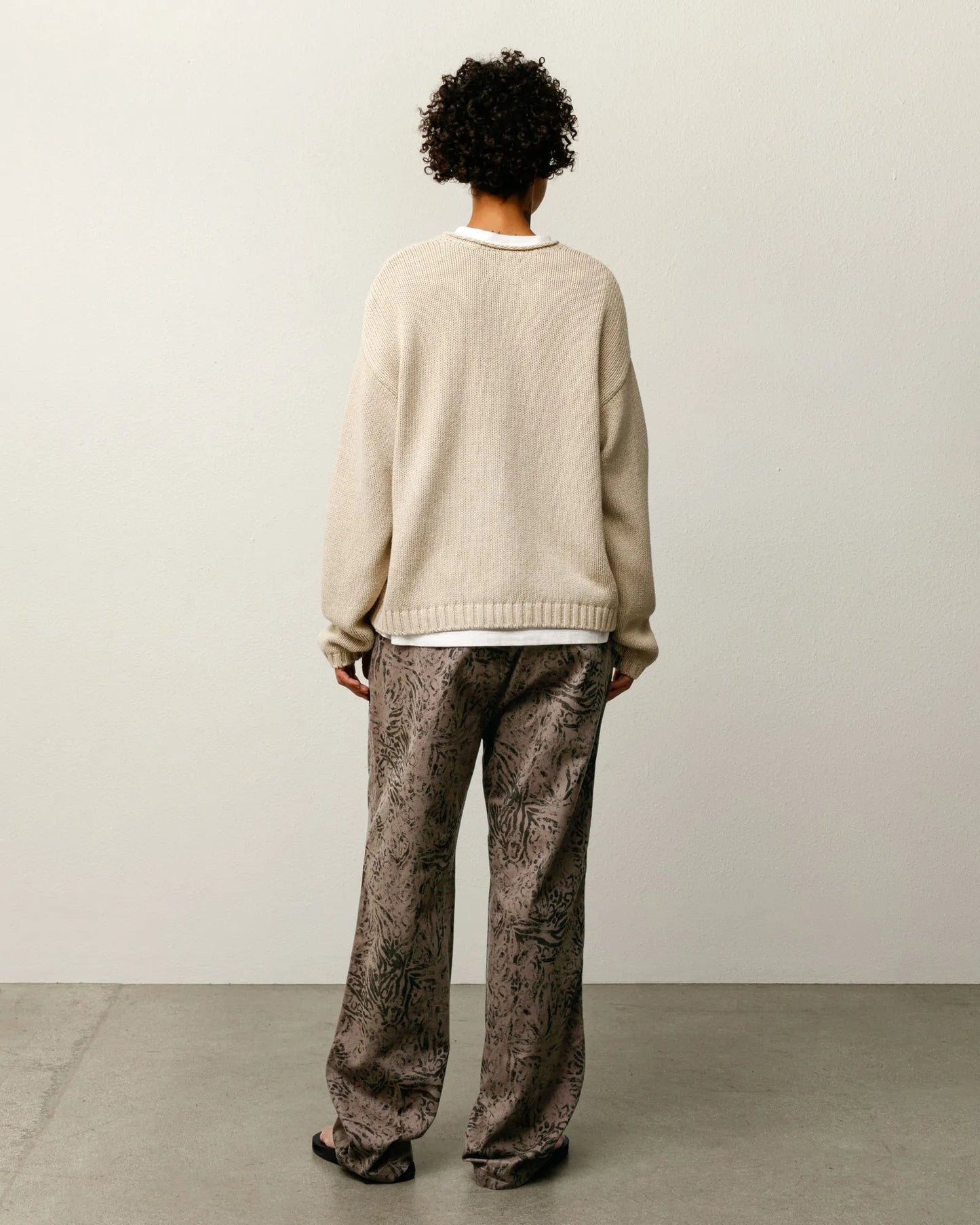 Stussy Cotton Twill Beach Pant, fossil - Tiki Room Skateboards - 4