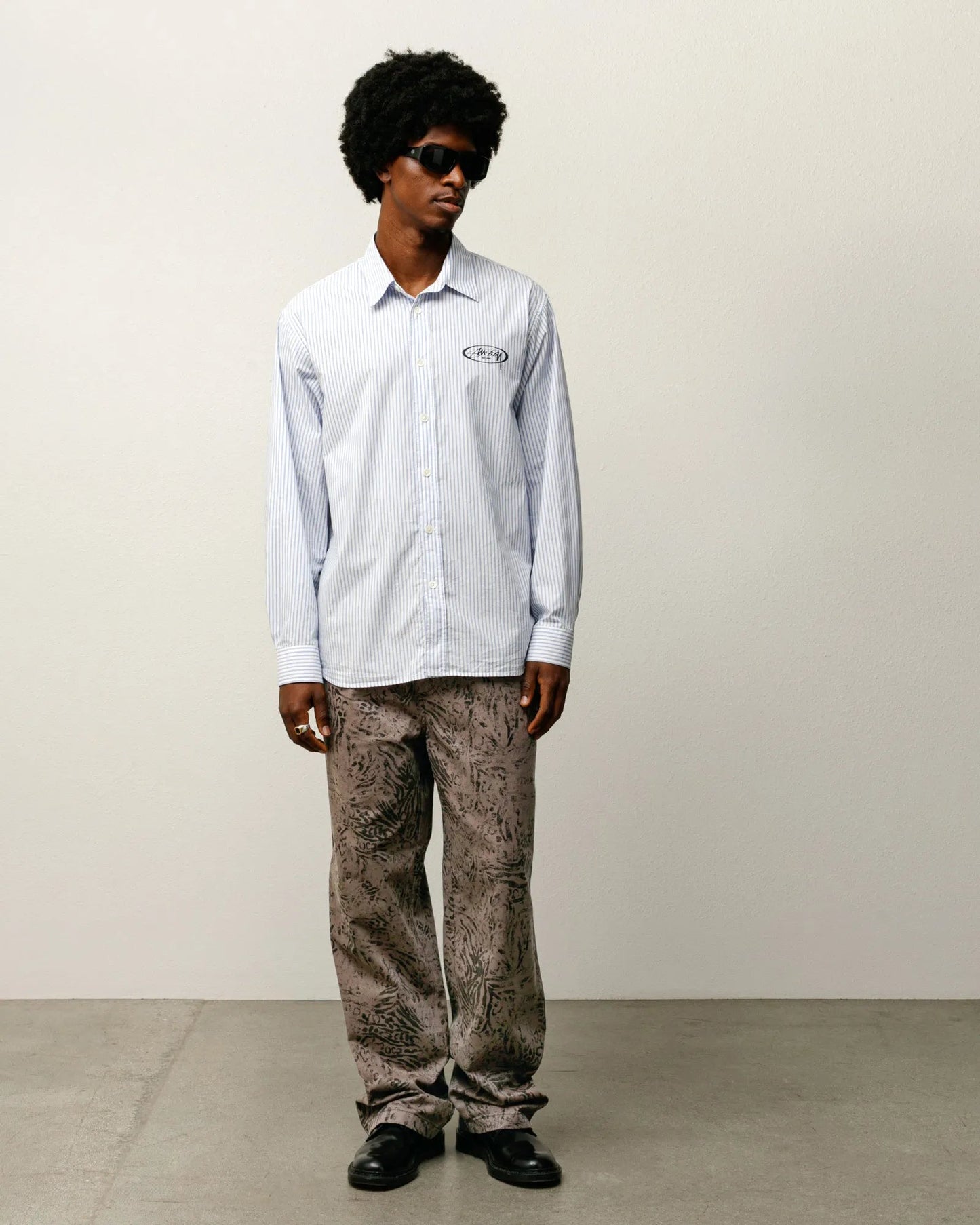 Stussy Cotton Twill Beach Pant, fossil - Tiki Room Skateboards - 2
