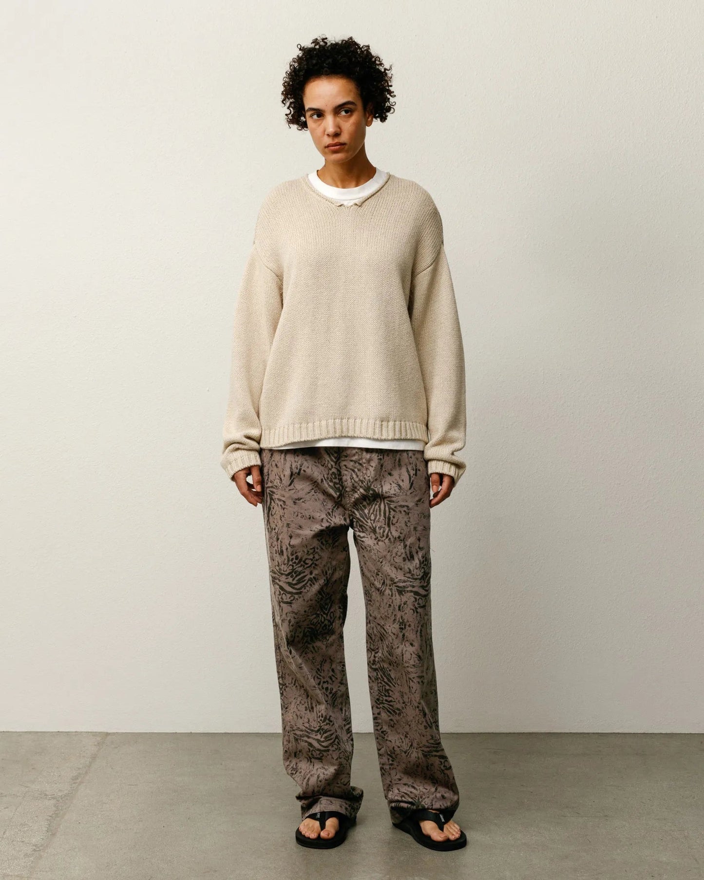 Stussy Cotton Twill Beach Pant, fossil - Tiki Room Skateboards - 5