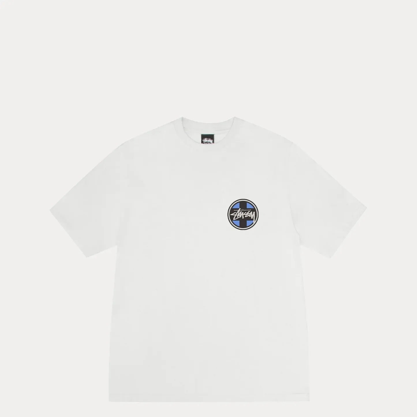 Stussy Cross Dot Pig. Dyed Tee, natural - Tiki Room Skateboards - 2