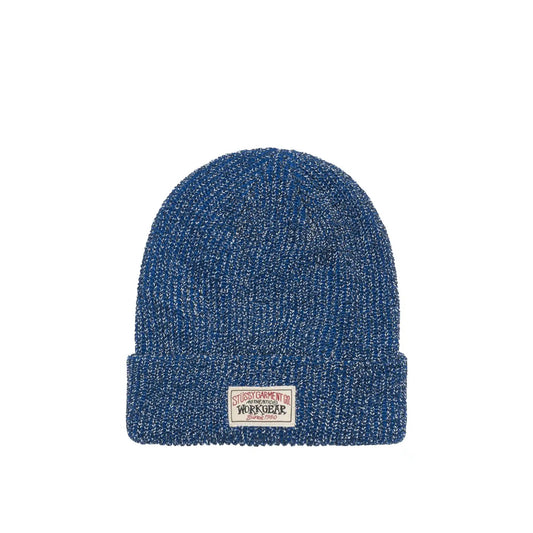 Stussy Cuff Beanie Reflective, royal - Tiki Room Skateboards - 1