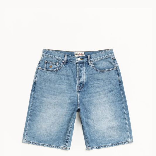 Stussy Denim Big Ol Shorts, indigo stone wash - Tiki Room Skateboards - 1