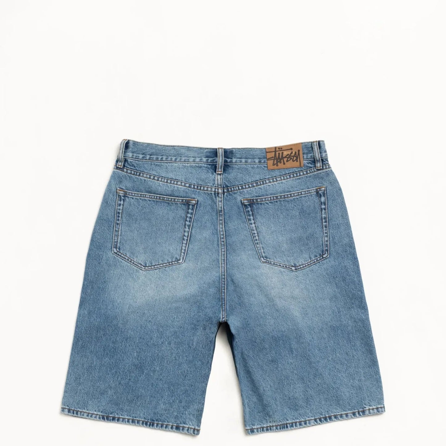 Stussy Denim Big Ol Shorts, indigo stone wash - Tiki Room Skateboards - 6