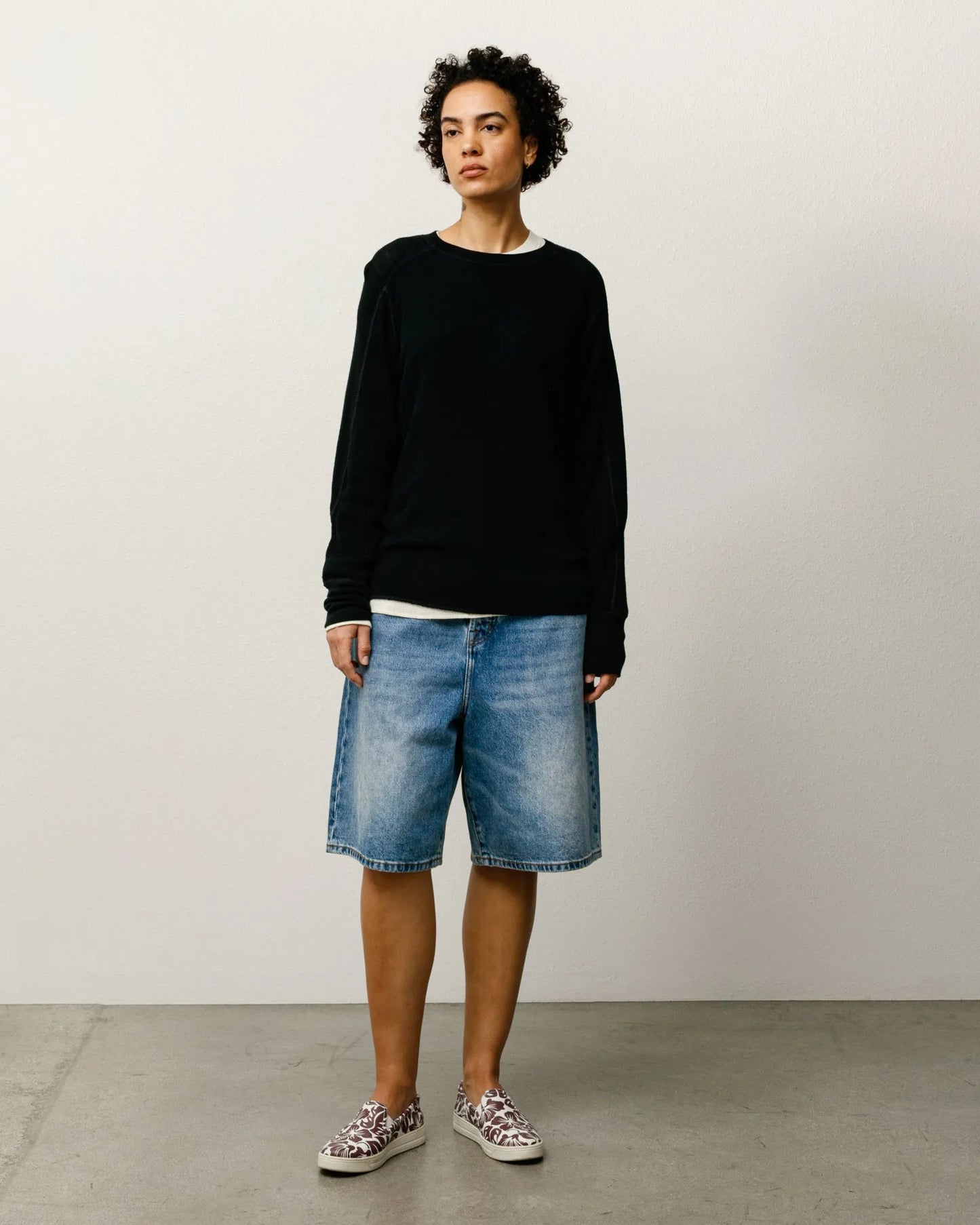 Stussy Denim Big Ol Shorts, indigo stone wash - Tiki Room Skateboards - 4