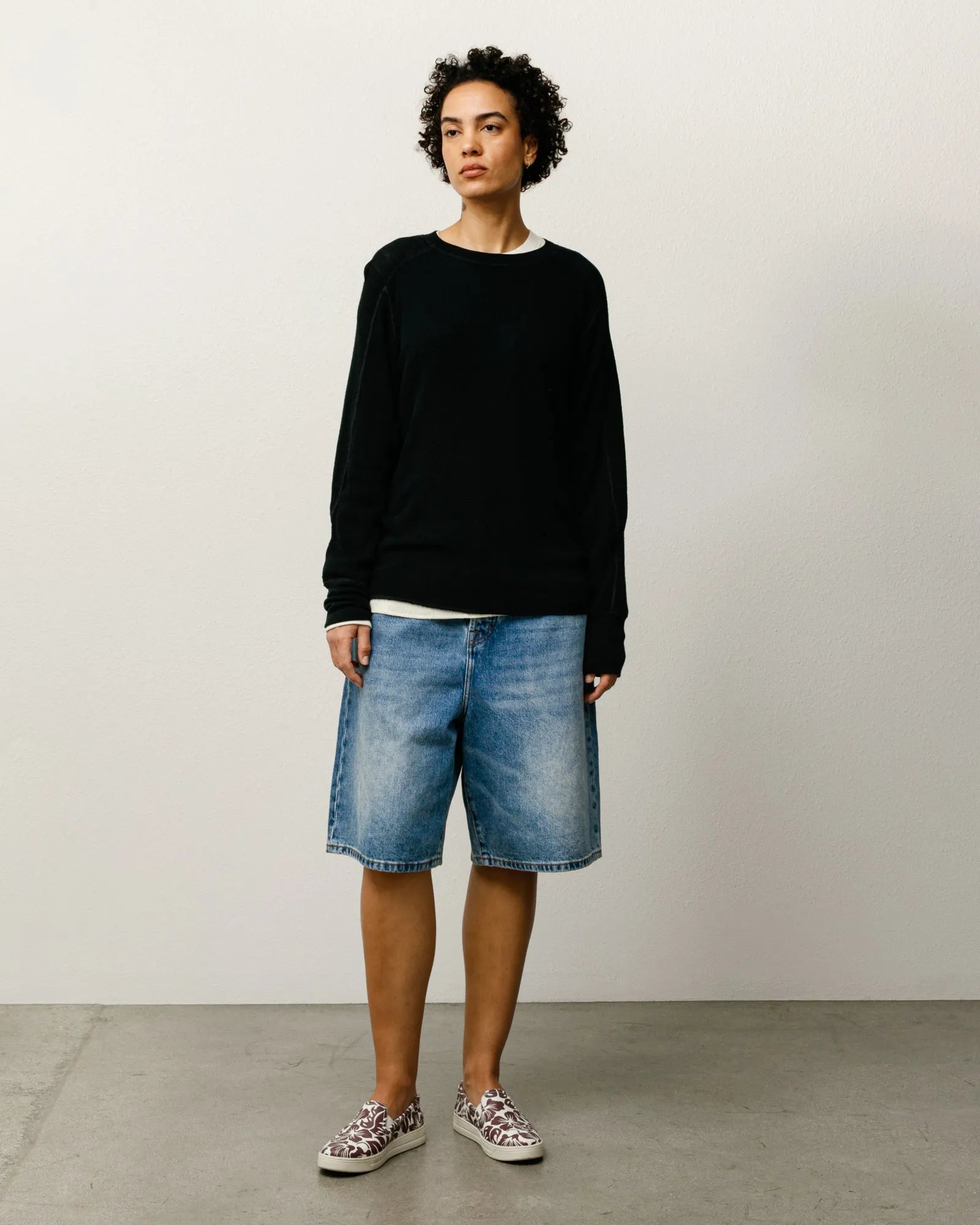 Stussy Denim Big Ol Shorts, indigo stone wash - Tiki Room Skateboards - 4