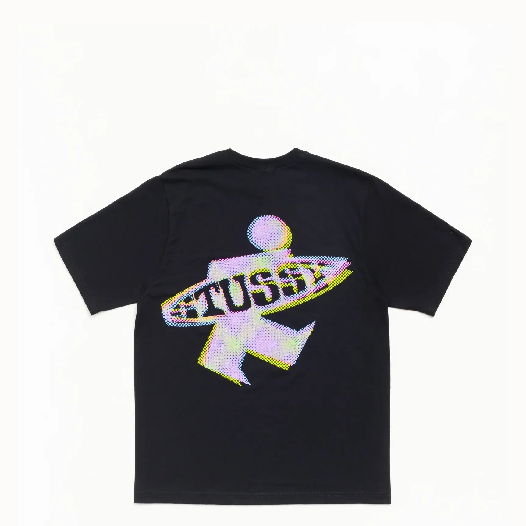 Stussy Dot Surf Tee, black - Tiki Room Skateboards - 1