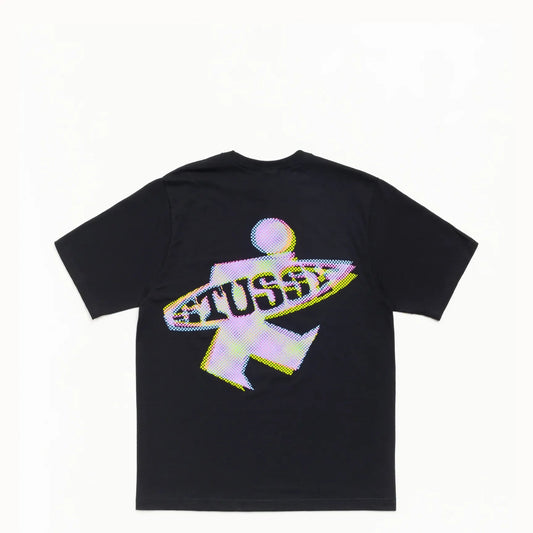 Stussy Dot Surf Tee, black - Tiki Room Skateboards - 1