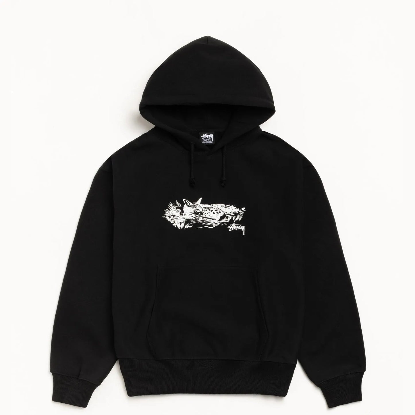 Stussy Fawn Hood, black - Tiki Room Skateboards - 1