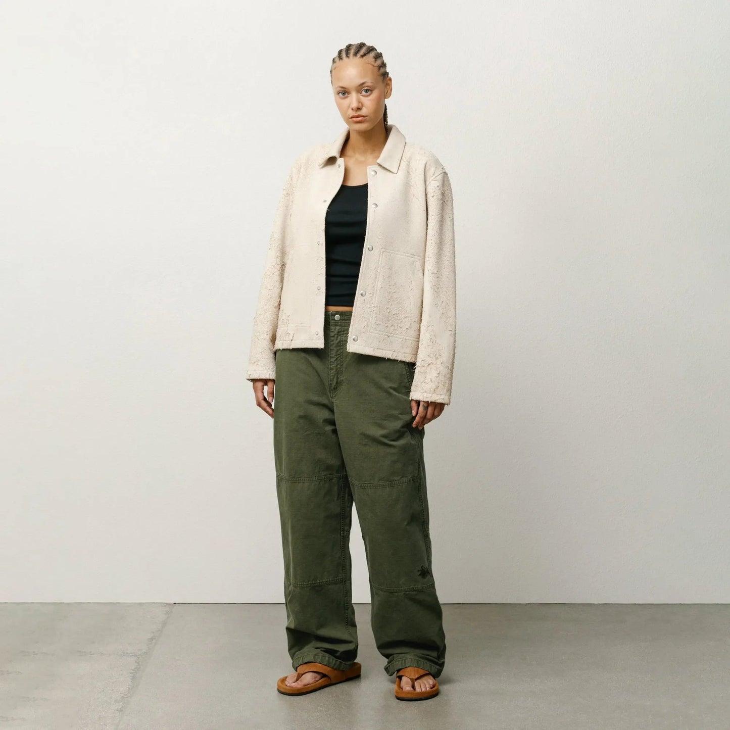 Stussy Field Pant, olive green - Tiki Room Skateboards - 3
