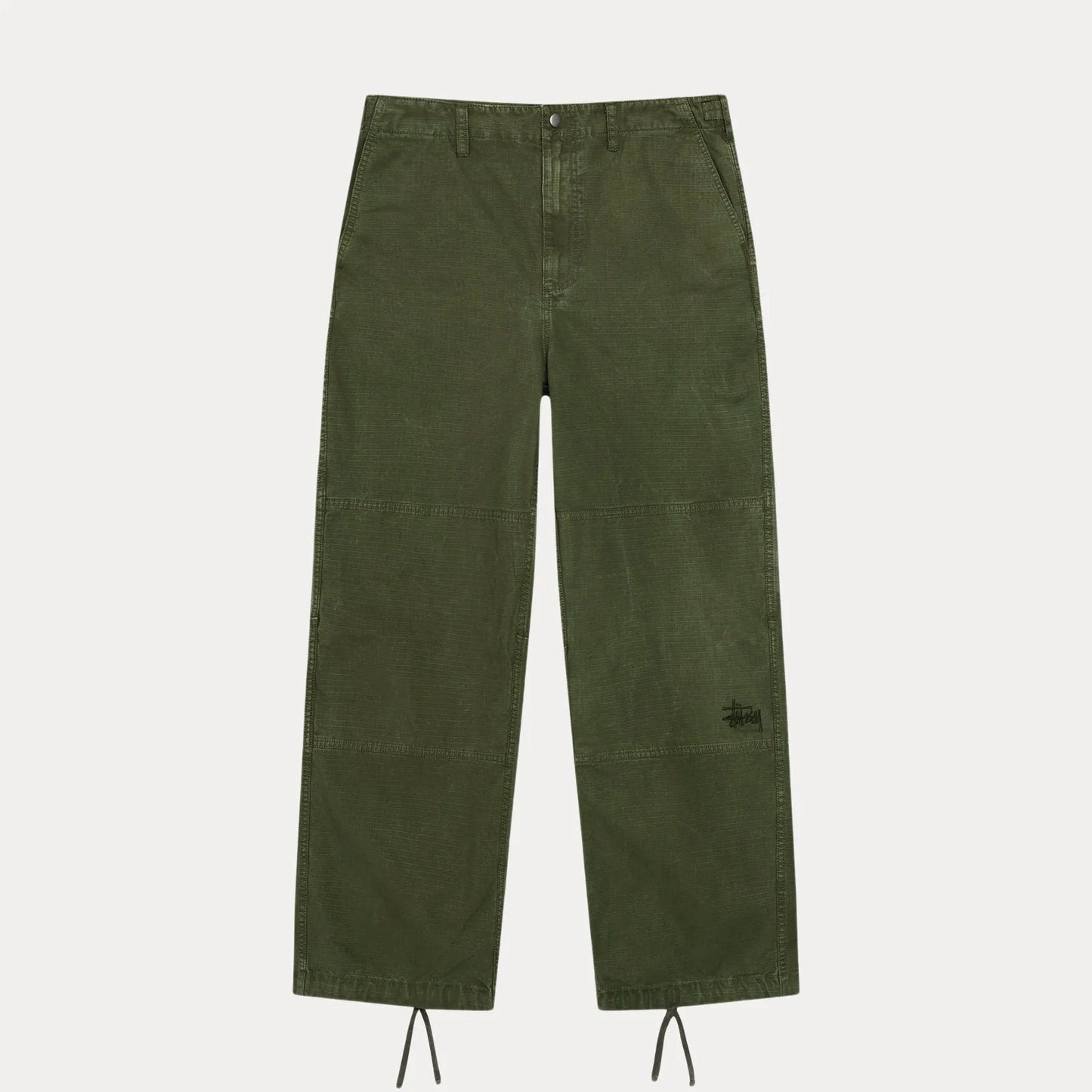 Stussy Field Pant, olive green - Tiki Room Skateboards - 1