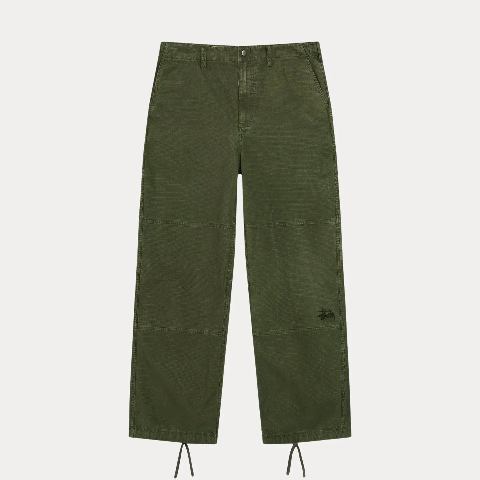 Stussy Field Pant, olive green - Tiki Room Skateboards - 1