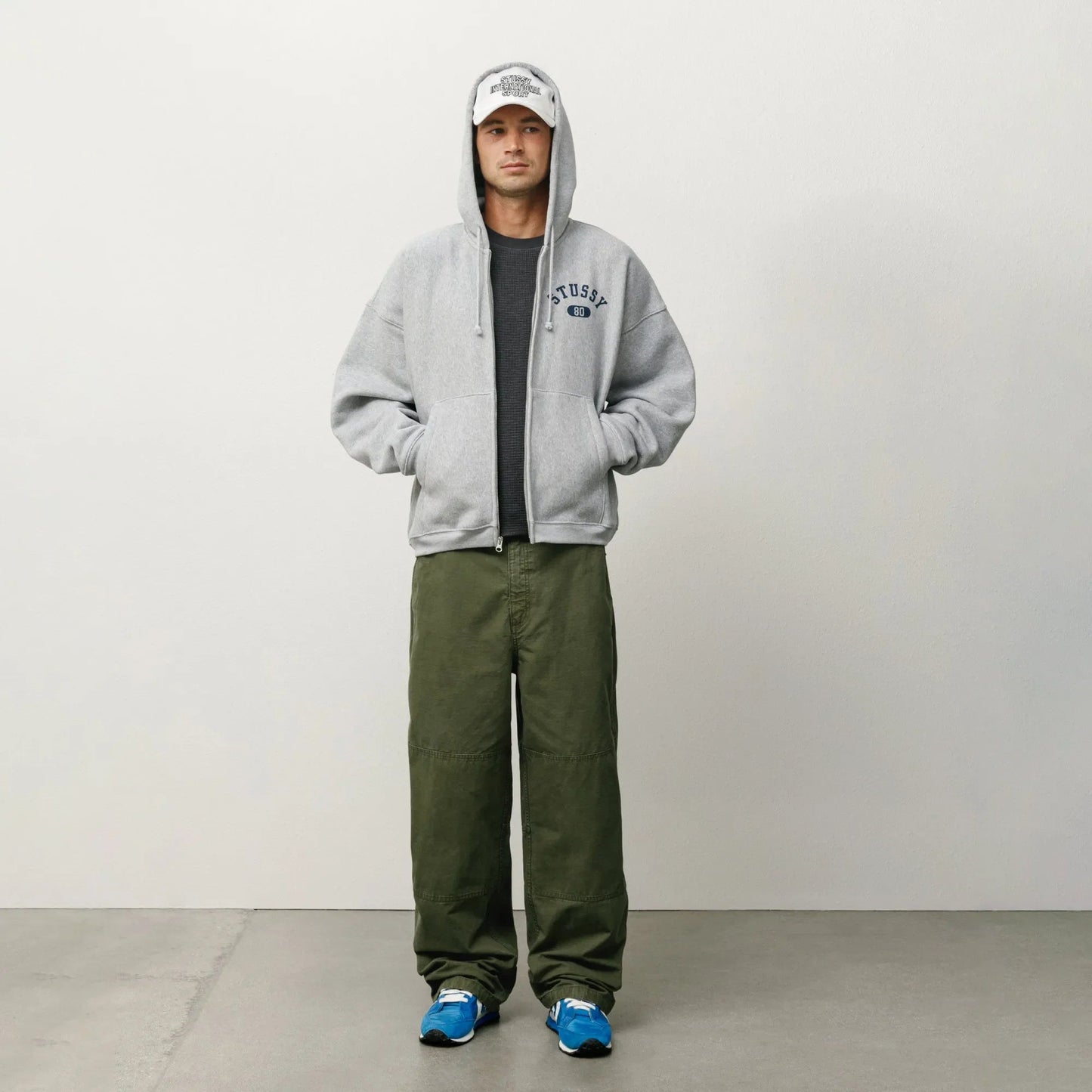 Stussy Field Pant, olive green - Tiki Room Skateboards - 2