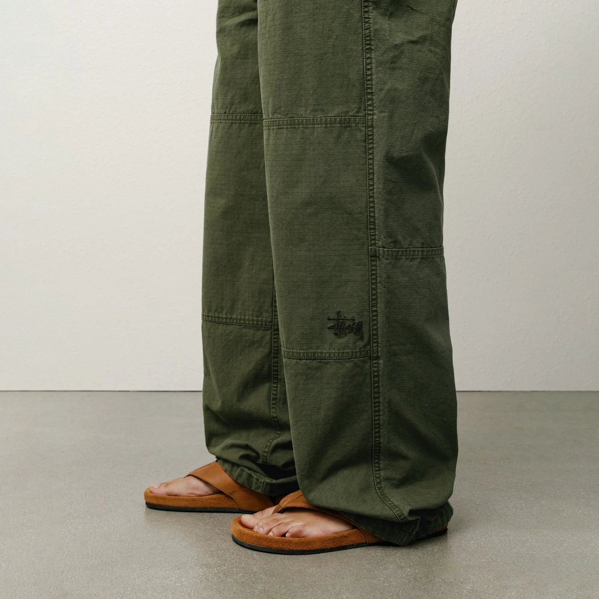Stussy Field Pant, olive green - Tiki Room Skateboards - 7