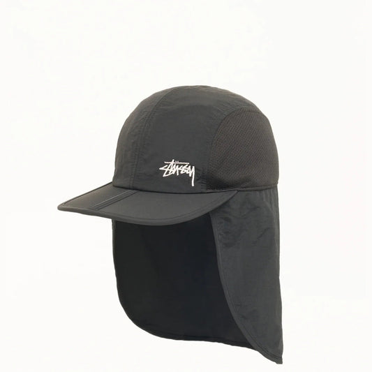 Stussy Foldable Shade Hat, black - Tiki Room Skateboards - 1