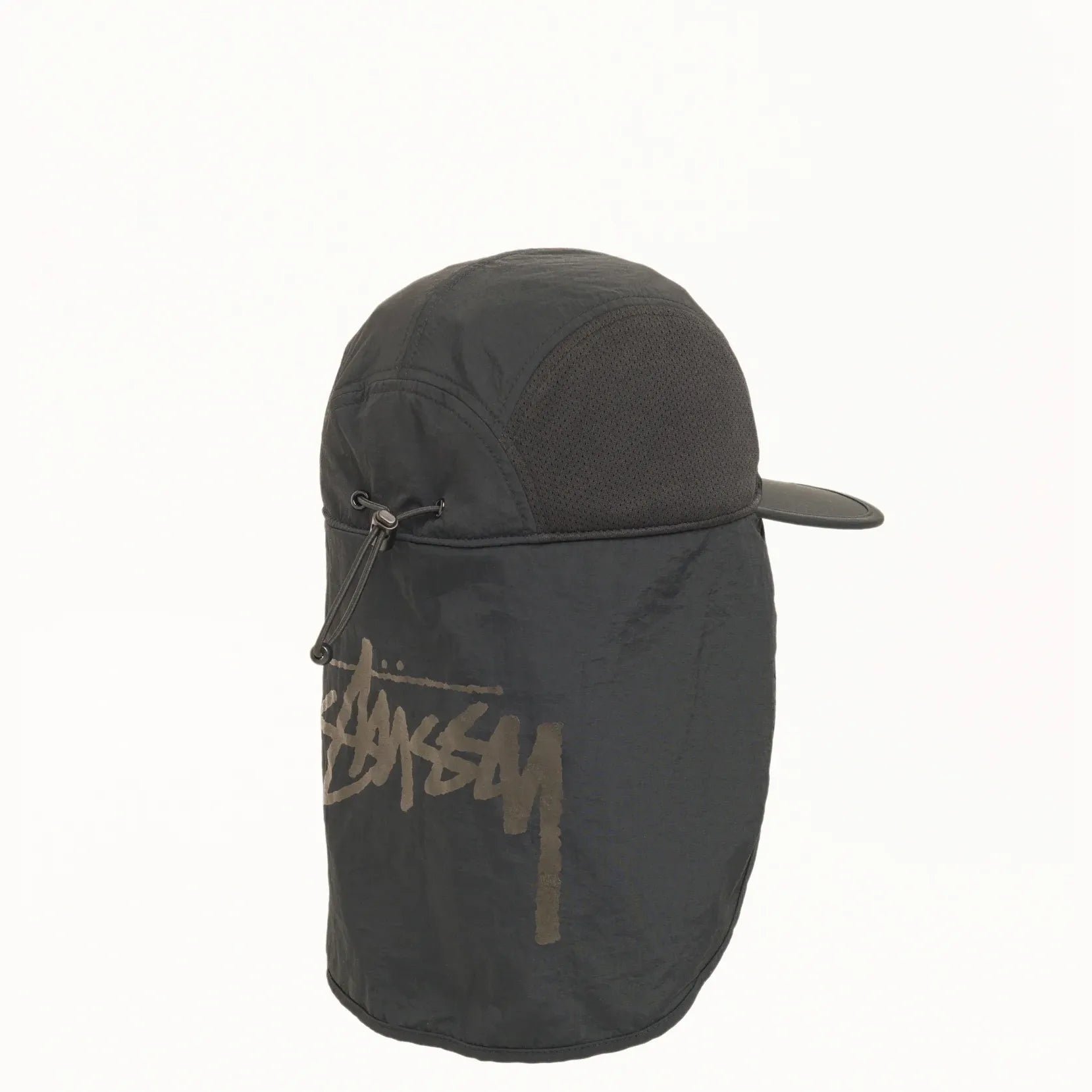 Stussy Foldable Shade Hat, black - Tiki Room Skateboards - 3