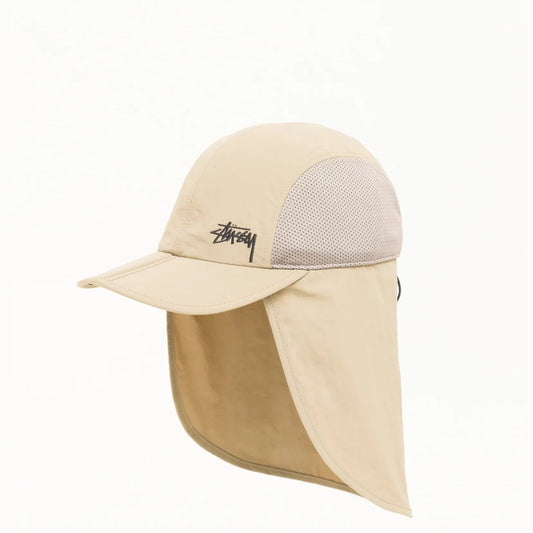 Stussy Foldable Shade Hat, sand - Tiki Room Skateboards - 1