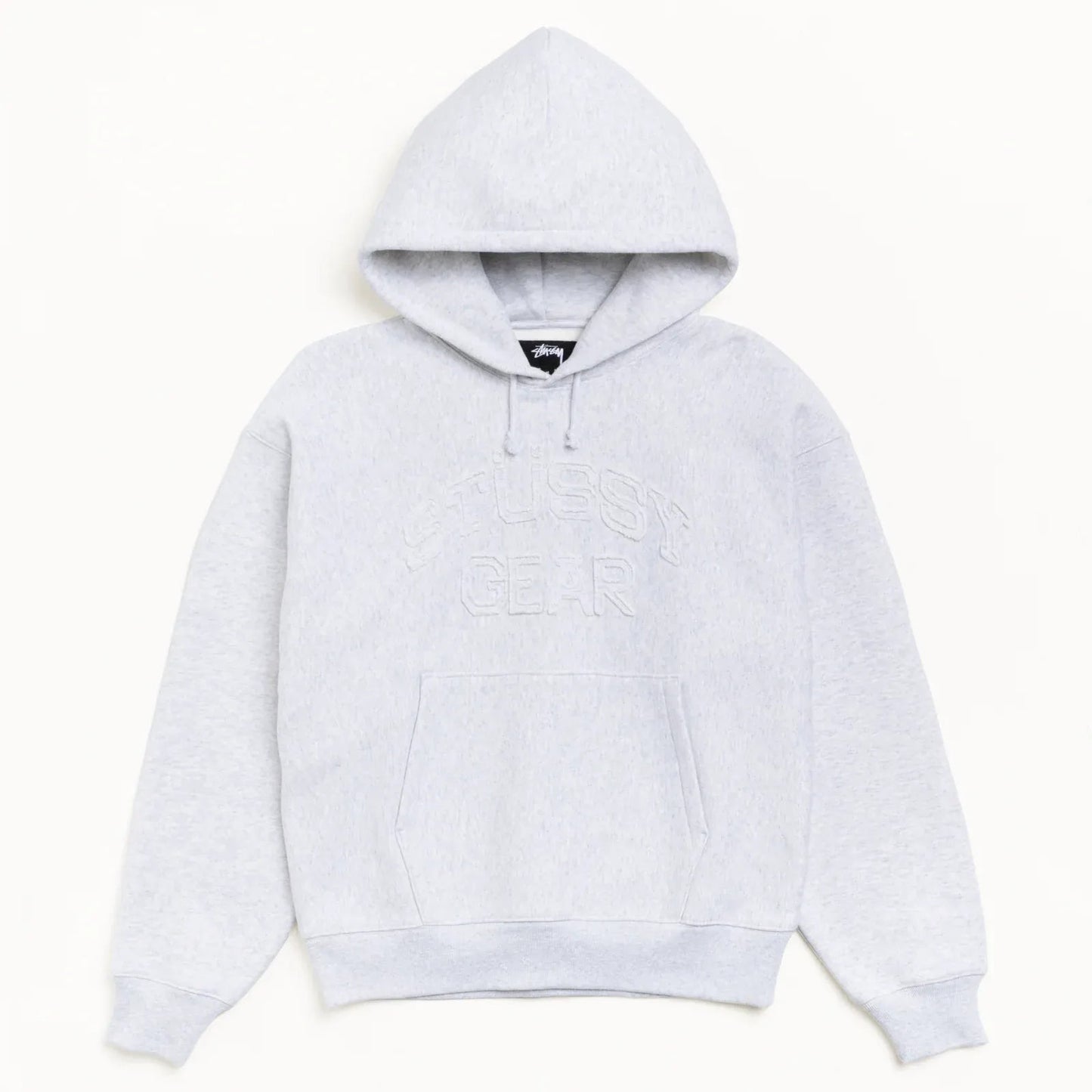 Stussy Gear Applique Hood, ash heather - Tiki Room Skateboards - 1