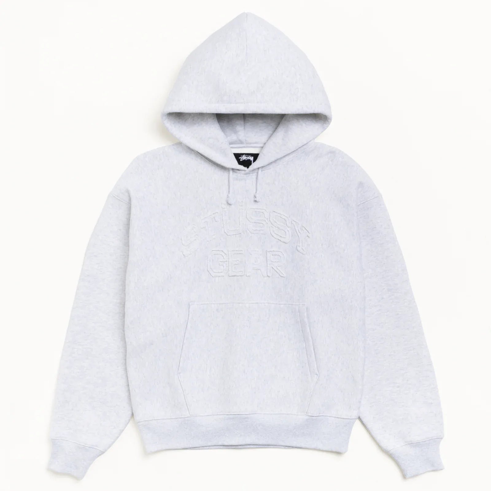 Stussy Gear Applique Hood, ash heather - Tiki Room Skateboards - 1