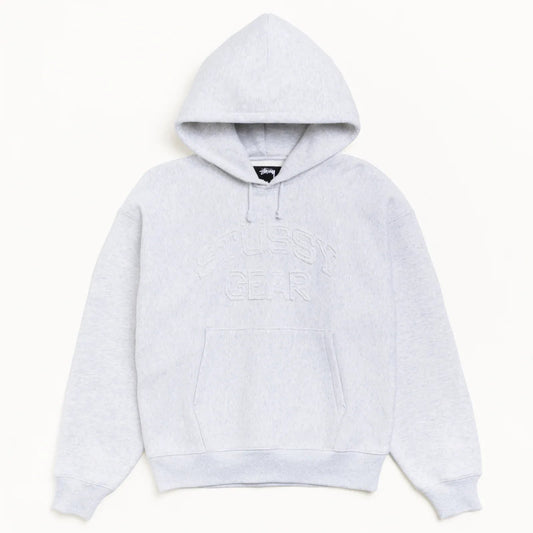 Stussy Gear Applique Hood, ash heather - Tiki Room Skateboards - 1