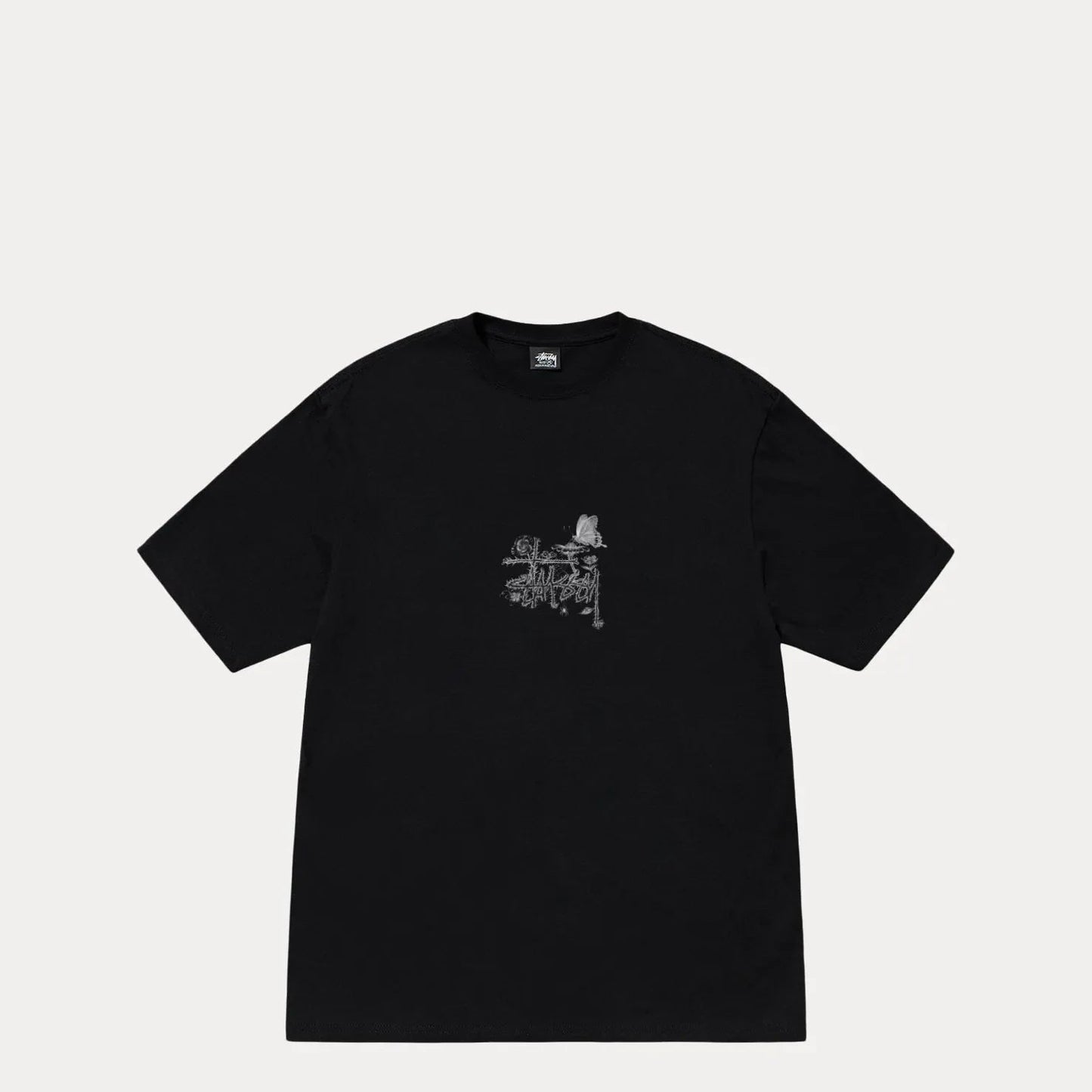 Stussy In Bloom Tee, black - Tiki Room Skateboards - 2