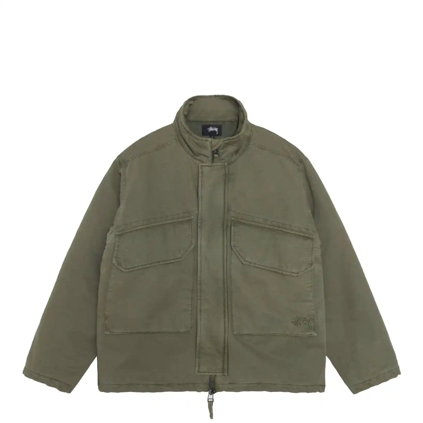 Stussy Insulated Field Jacket, olive - Tiki Room Skateboards Stussy Insulated Field Jacket, olive - Tiki Room Skateboards