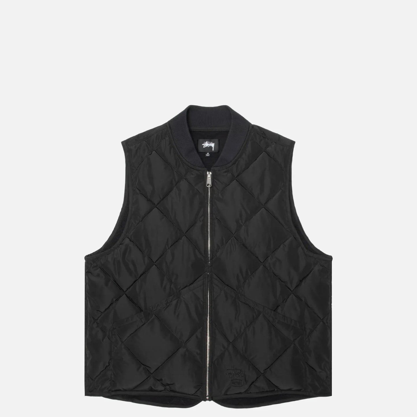 Stussy Insulated Vest, black - Tiki Room Skateboards - 1