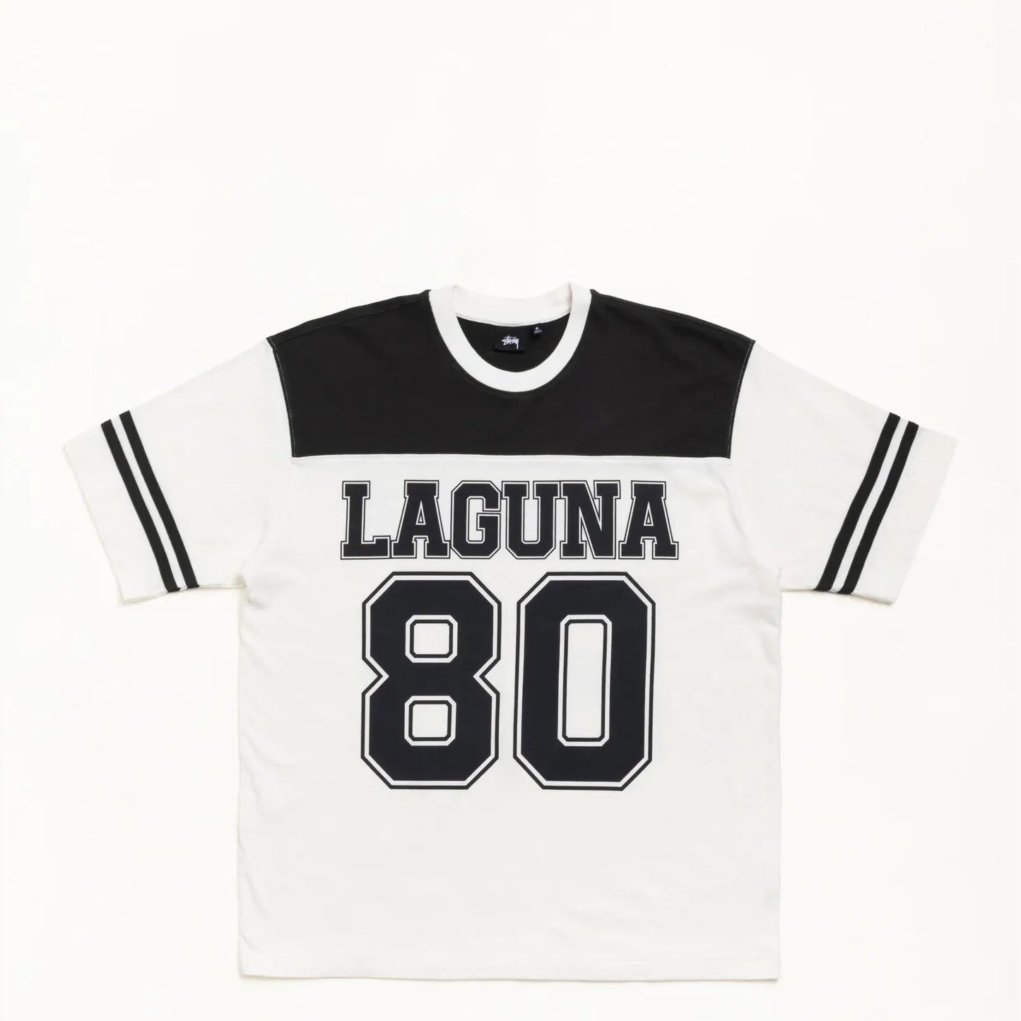 Stussy Laguna Short Sleeve, black - Tiki Room Skateboards - 1