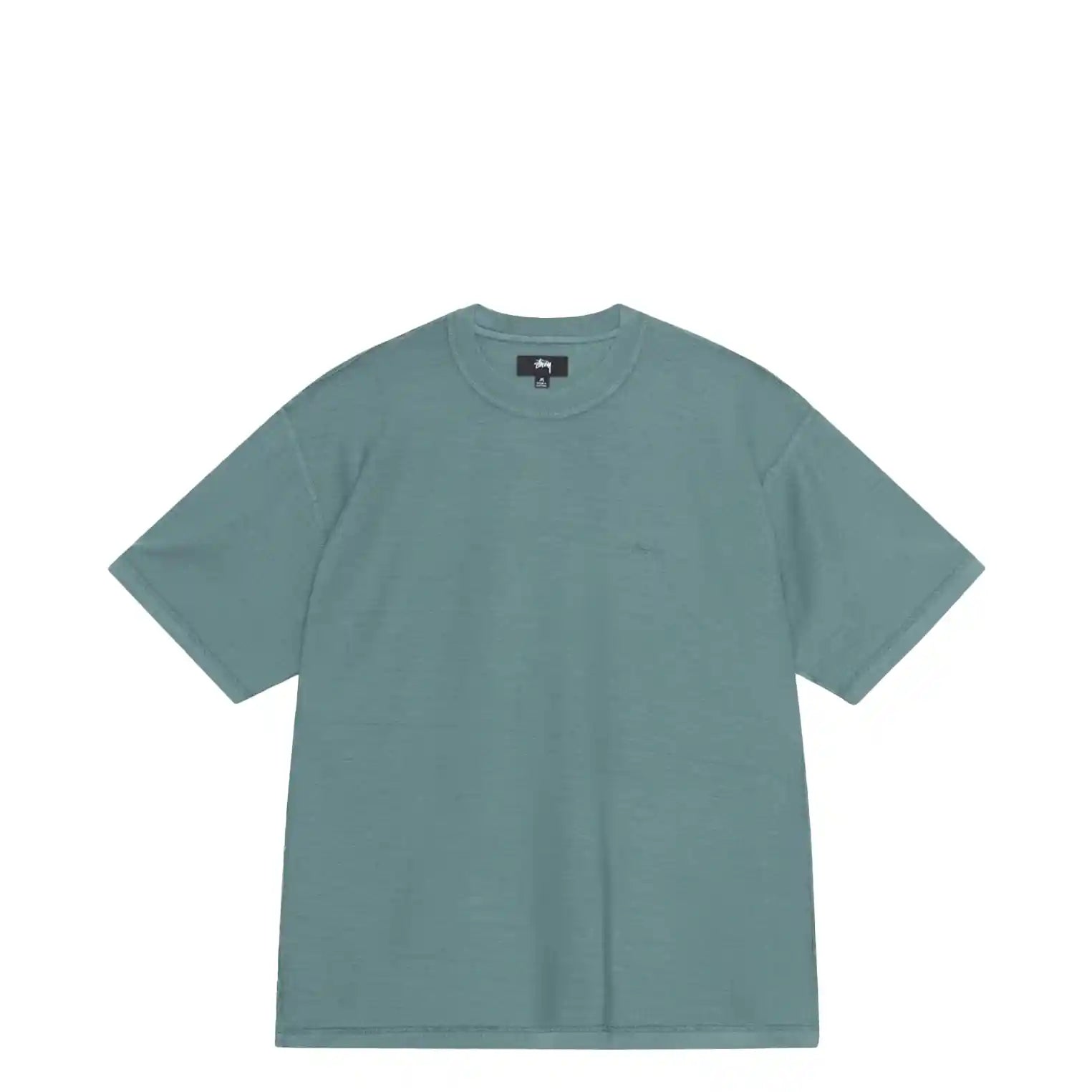 Stussy Lazy Short Sleeve Tee, deep teal - Tiki Room Skateboards - 1