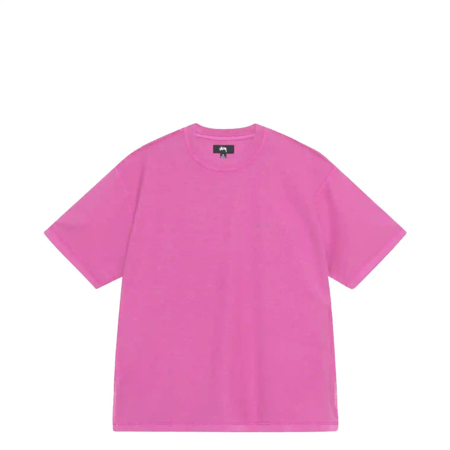 Stussy Lazy Short Sleeve Tee, magenta - Tiki Room Skateboards - 1