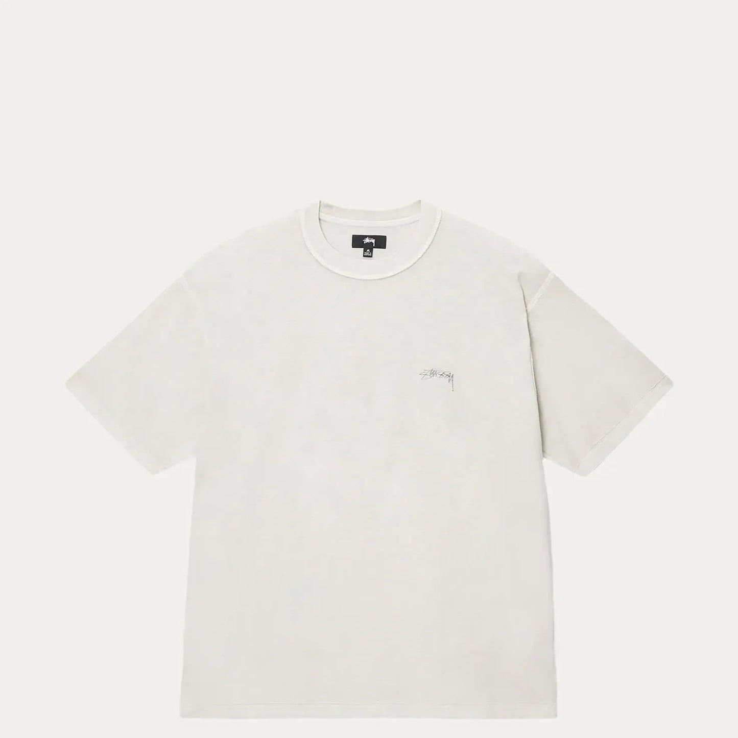 Stussy Lazy Tee, bone - Tiki Room Skateboards - 1