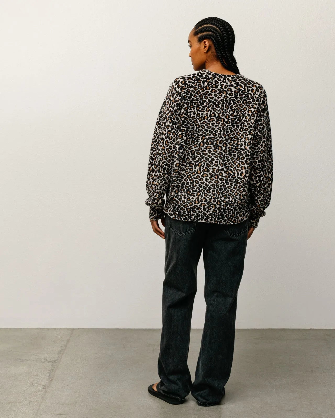 Stussy Leopard Sweater, leopard - Tiki Room Skateboards - 6