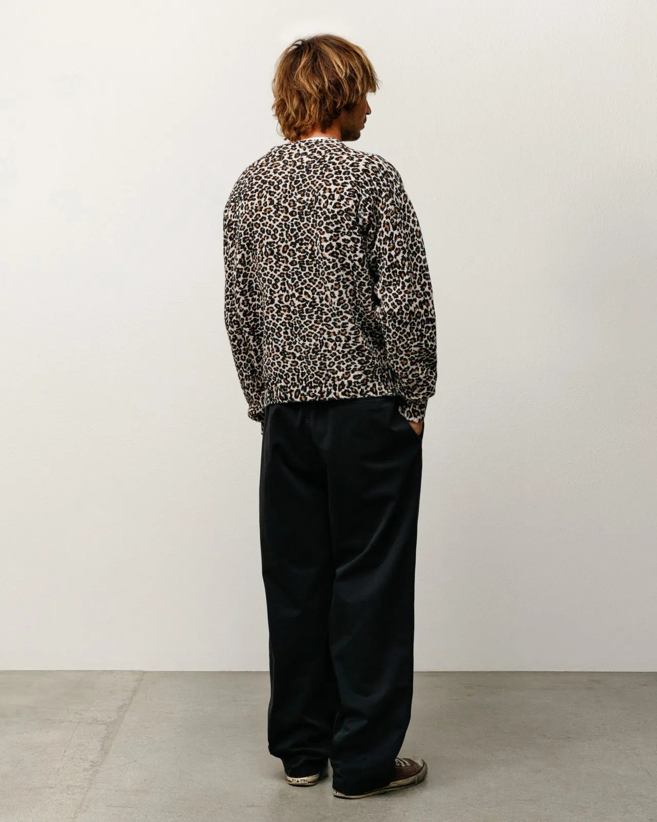 Stussy Leopard Sweater, leopard - Tiki Room Skateboards - 4