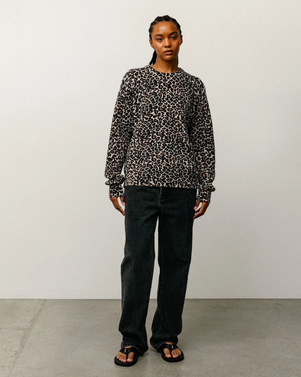 Stussy Leopard Sweater, leopard - Tiki Room Skateboards - 5